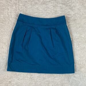 Silence and Noise Teal mini skirt, 0